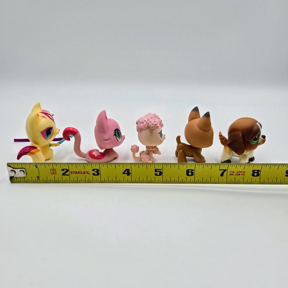 Littlest Pet Shop LPS Lot Cat #2768 Cat #2851 Poodle #48 German Shepherd #112 St - Picture 9 of 16